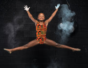 Zoila Kente Print Leotard